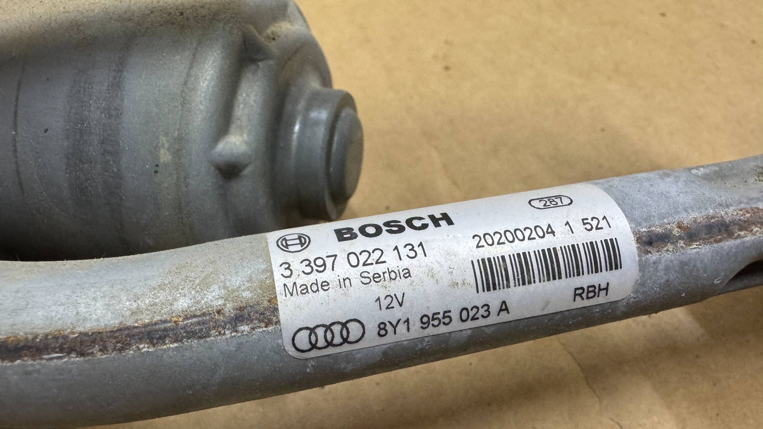 Pyyhinmekanismi Audi A3 8Y 2020-2024 image 3
