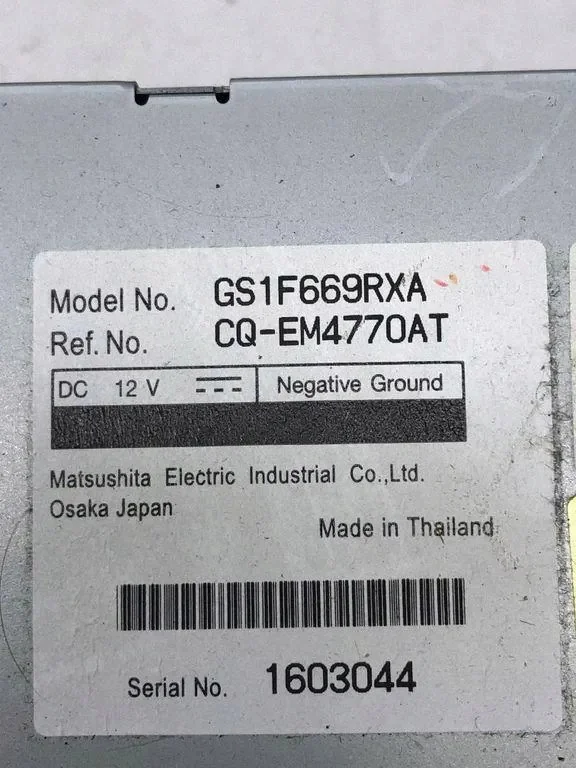 Mapas Navegación Mazda 6 Estate GH GS1F669RXA image 3