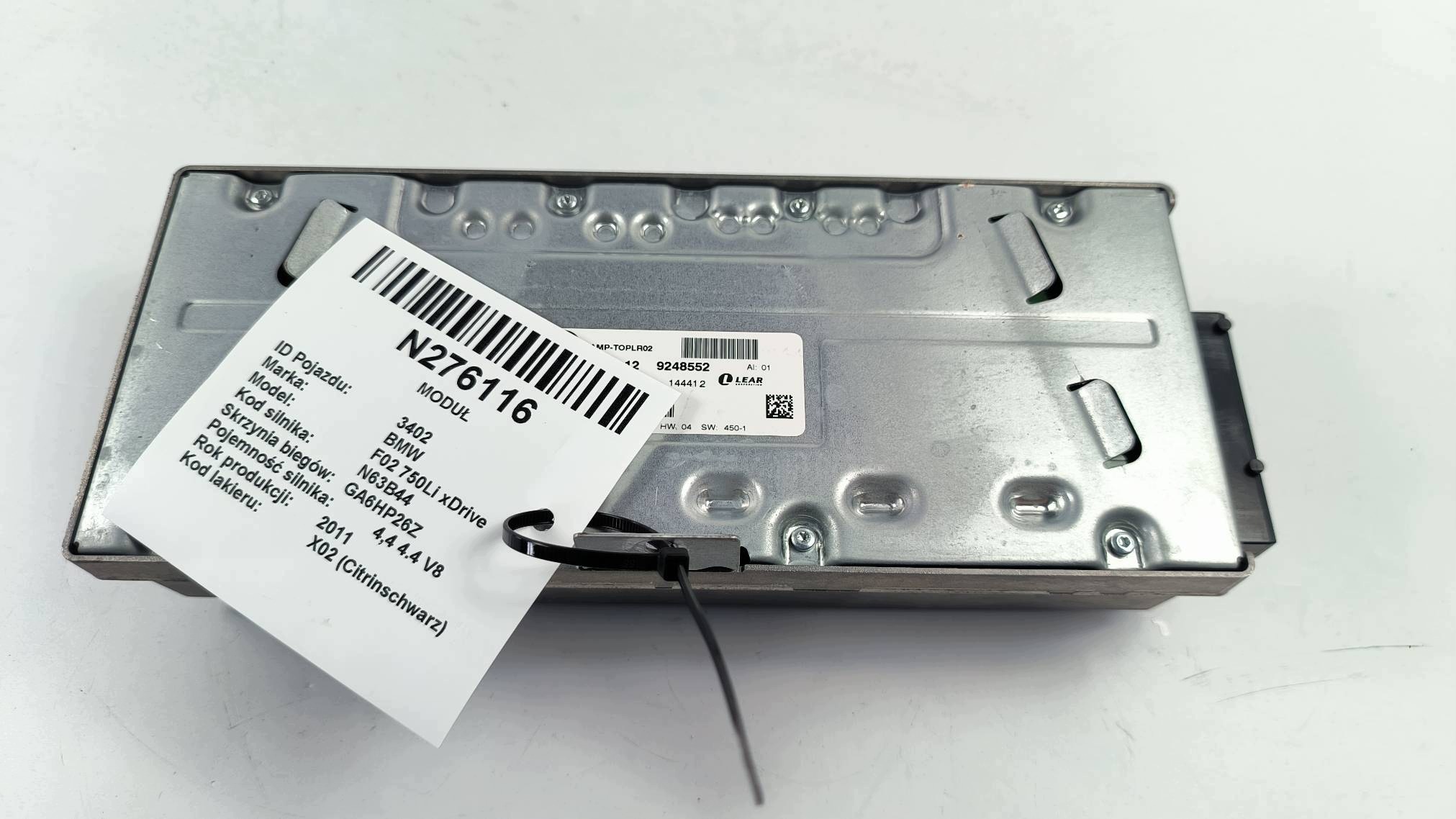 Vahvistin BMW F02 750Li xDrive 9248552