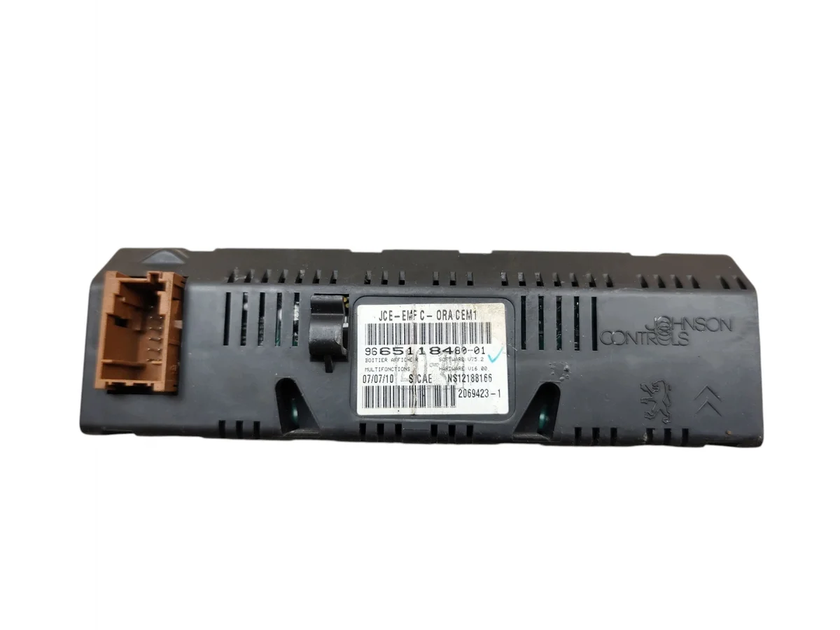 Écran Radio Peugeot 407 9665118480 image 3