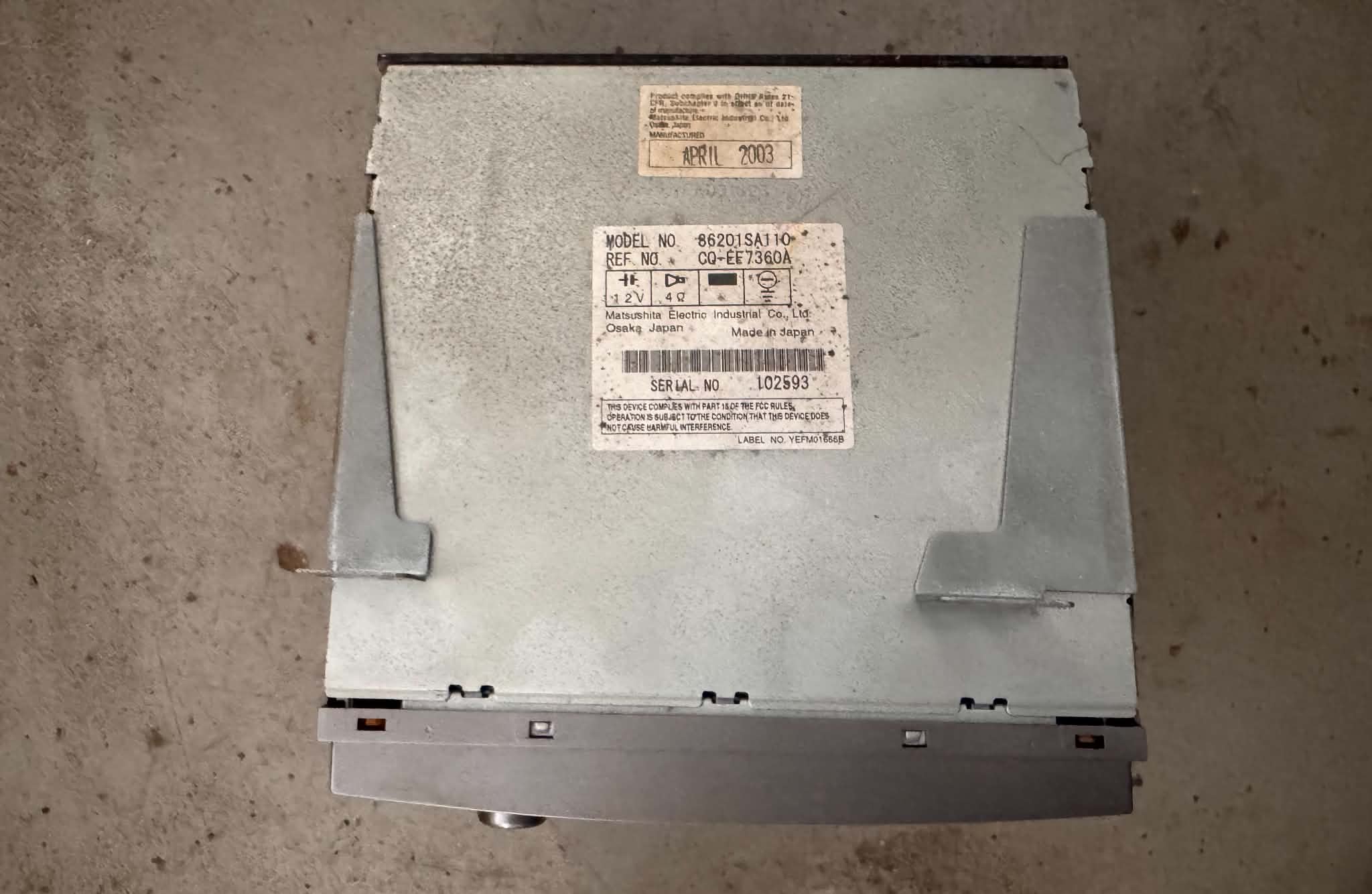 Radio 6 CD Subaru Forester II 86201SA110
