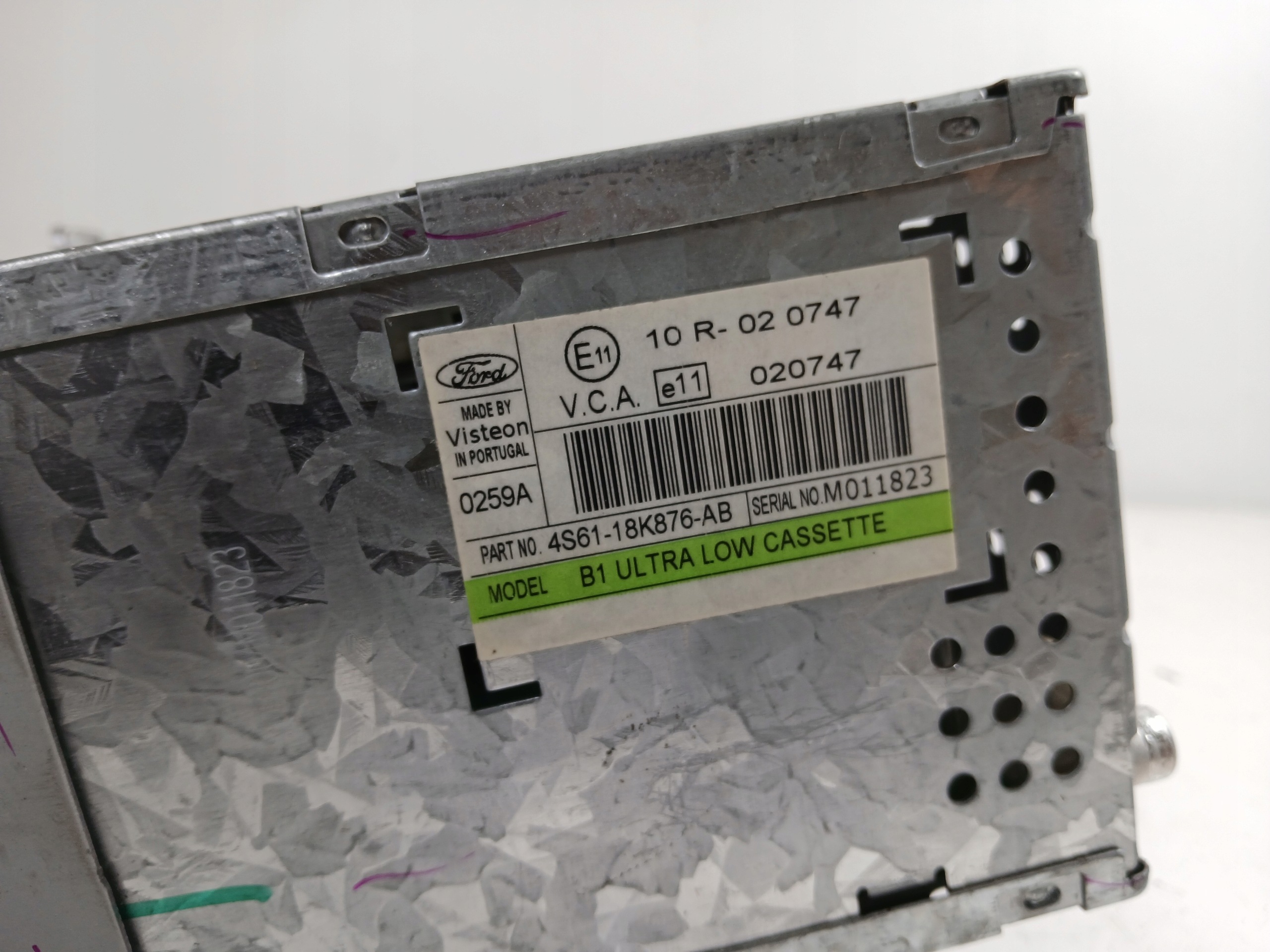 Ford Fiesta Mk6 Radio Kassette 4S6118K876AB image 6