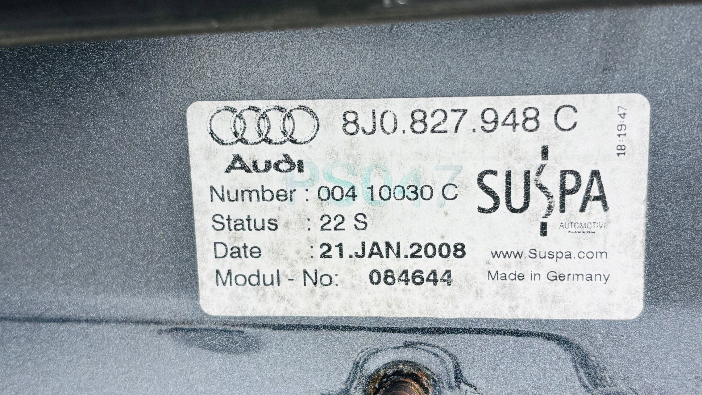Spoiler hayon Audi 8J0827948C image 8