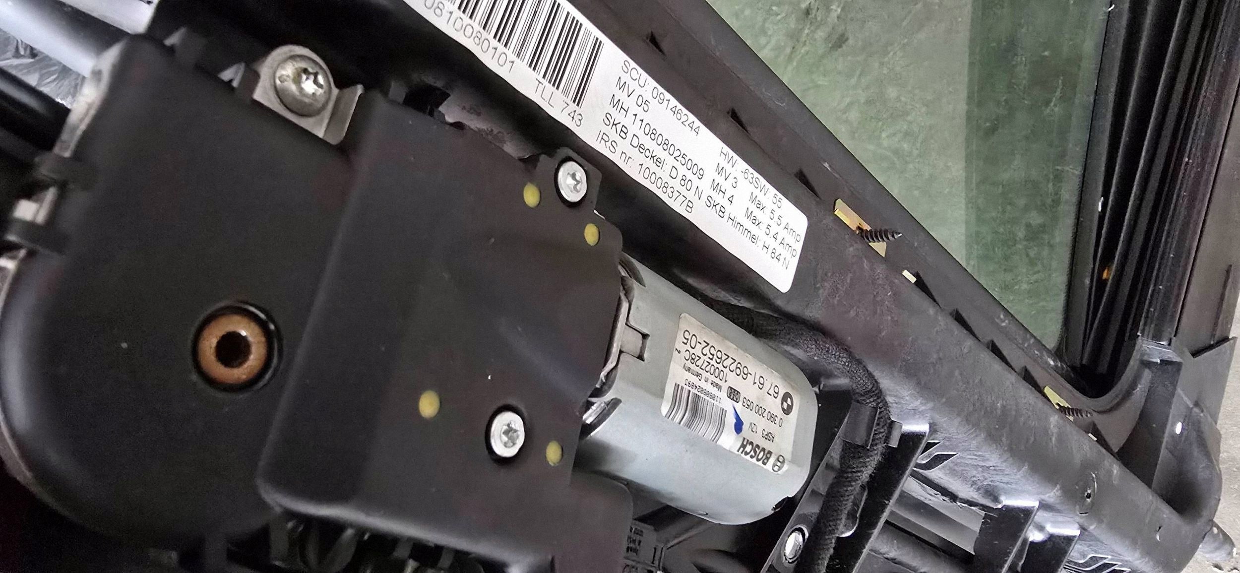 Toit ouvrant complet BMW 5 E60 E61 09146244 image 6