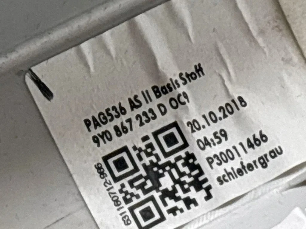 Vänster främre stolpskydd Porsche 9Y0867233D image 5