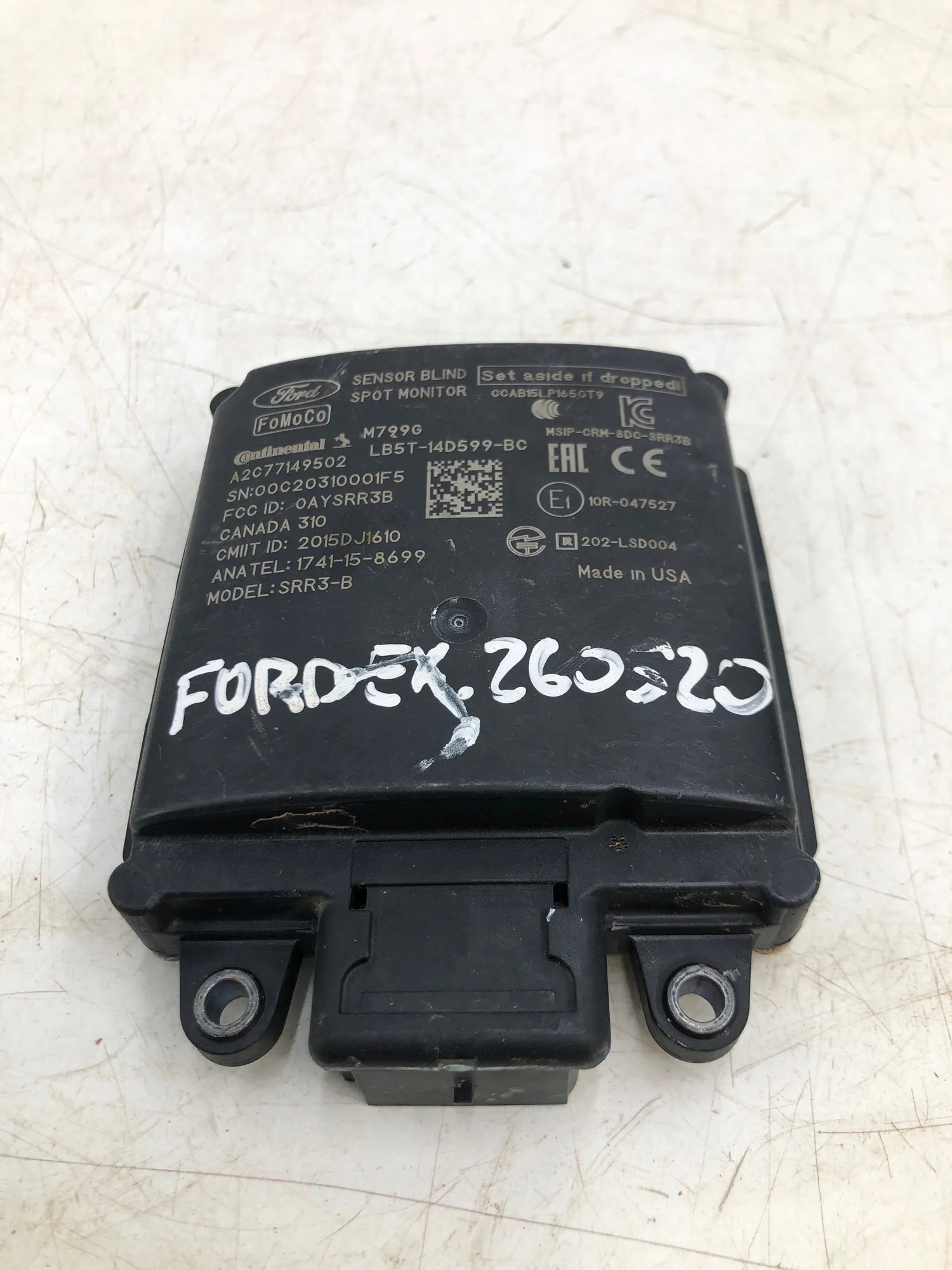 Ford Explorer VI Module Angle Mort Gauche LB5T14D599BC image 2