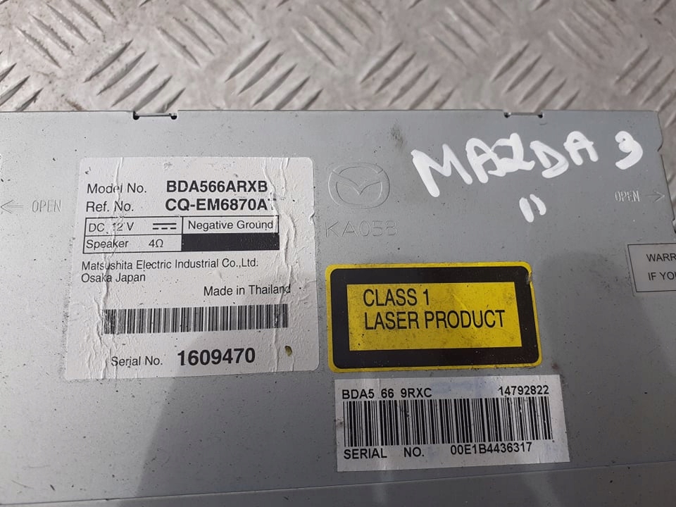 Radio CD Mazda 3 BL BDA566ARXB Occasion image 3