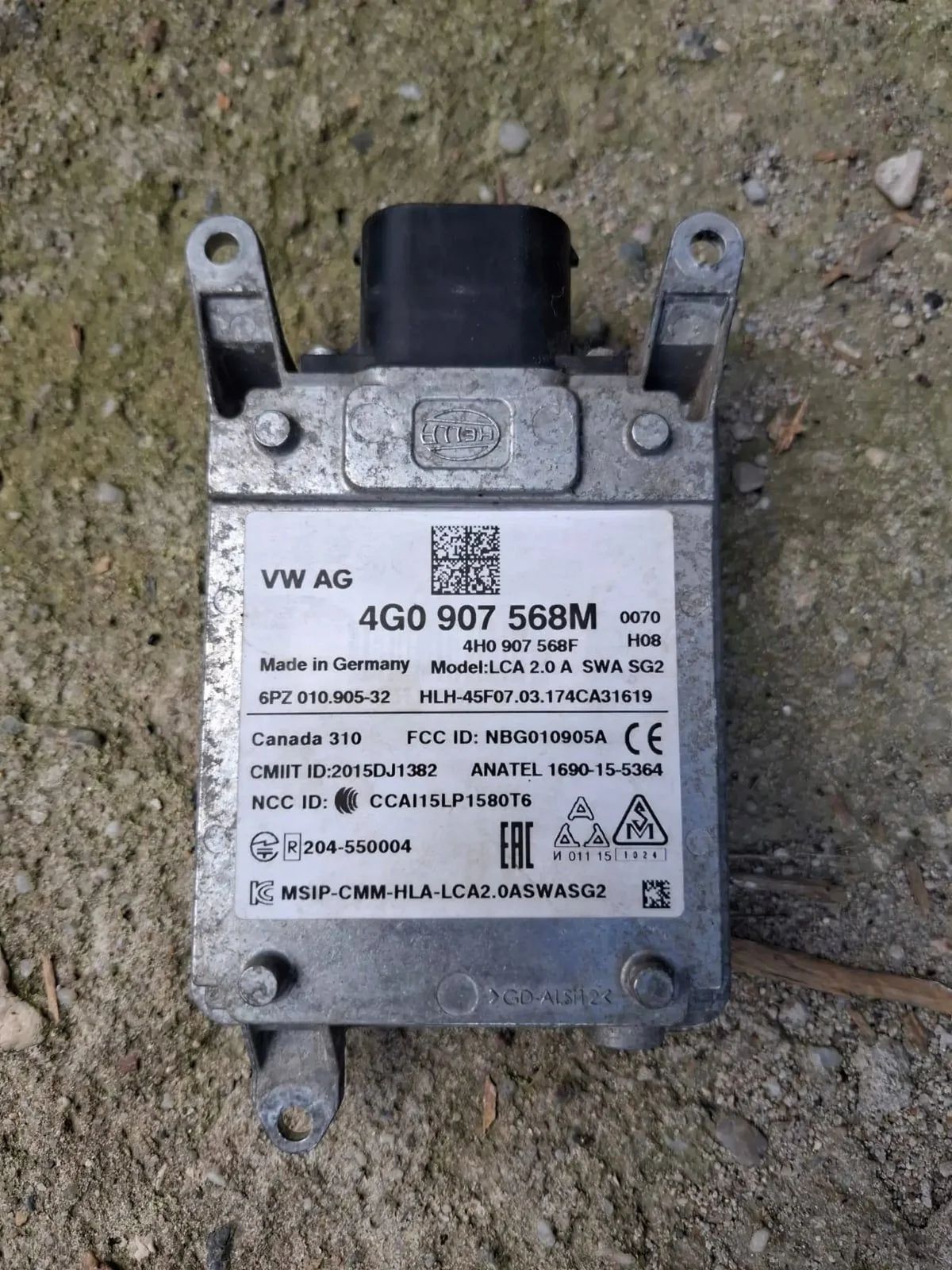 Sensor Radar Audi A6 A7 C7 4G0907568M Usado image 3