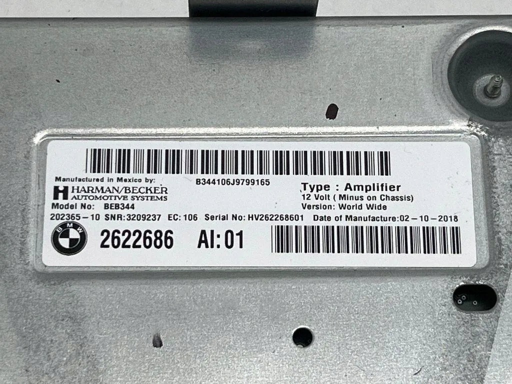 BMW X3 G01 Audio Amplifier HV262268601 image 5