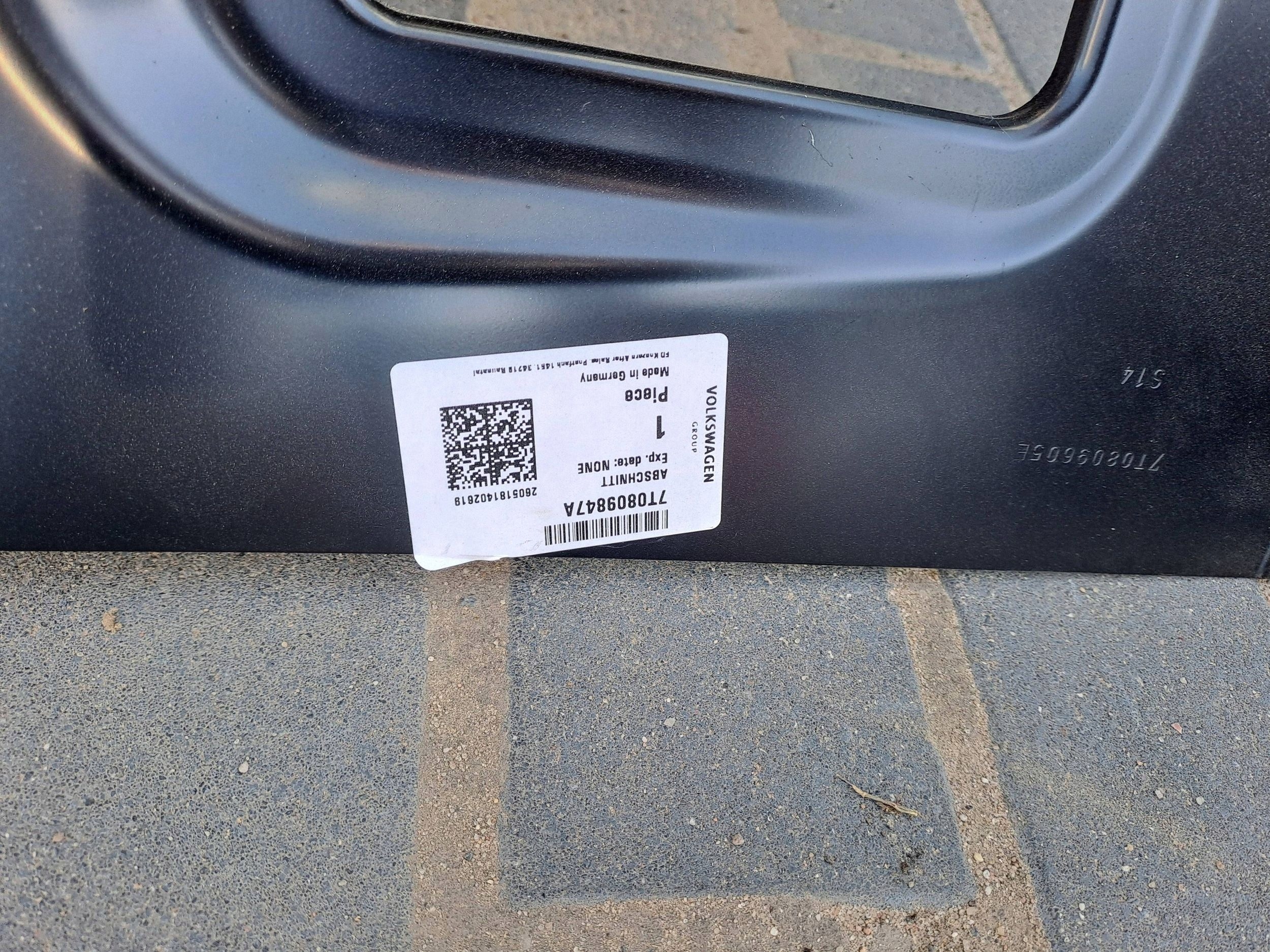 Vw Multivan T7 bakre vänster skärm image 3