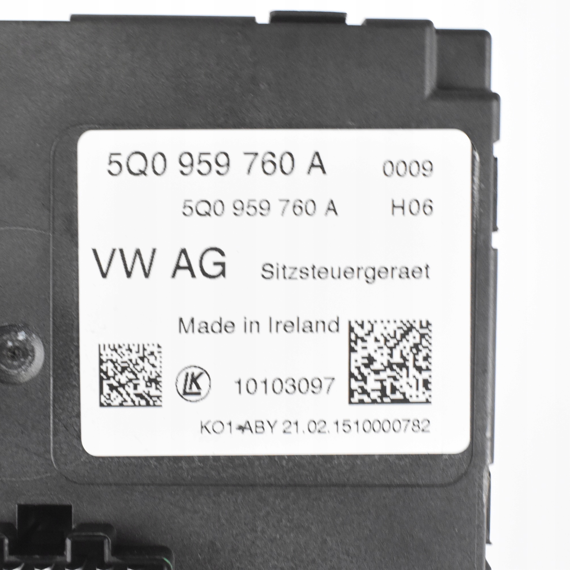 Module commande siège 5Q0959760A occasion image 3