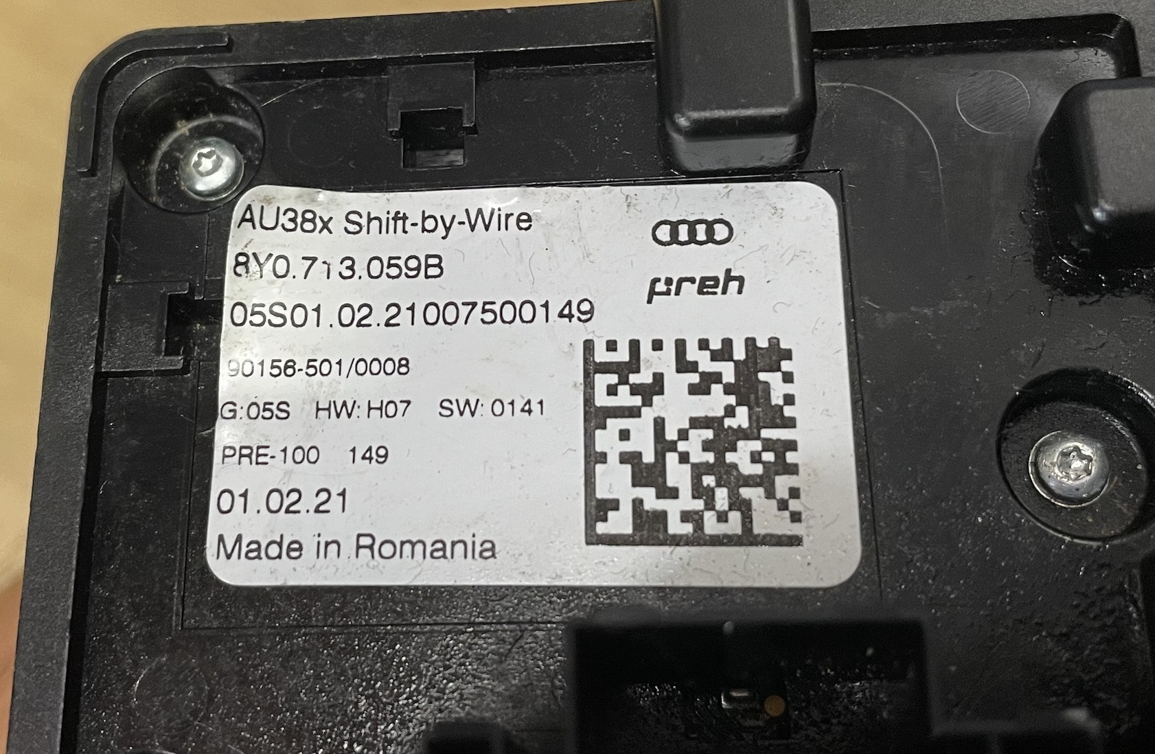 Sélecteur de vitesses Audi A3 8Y0713059B image 7