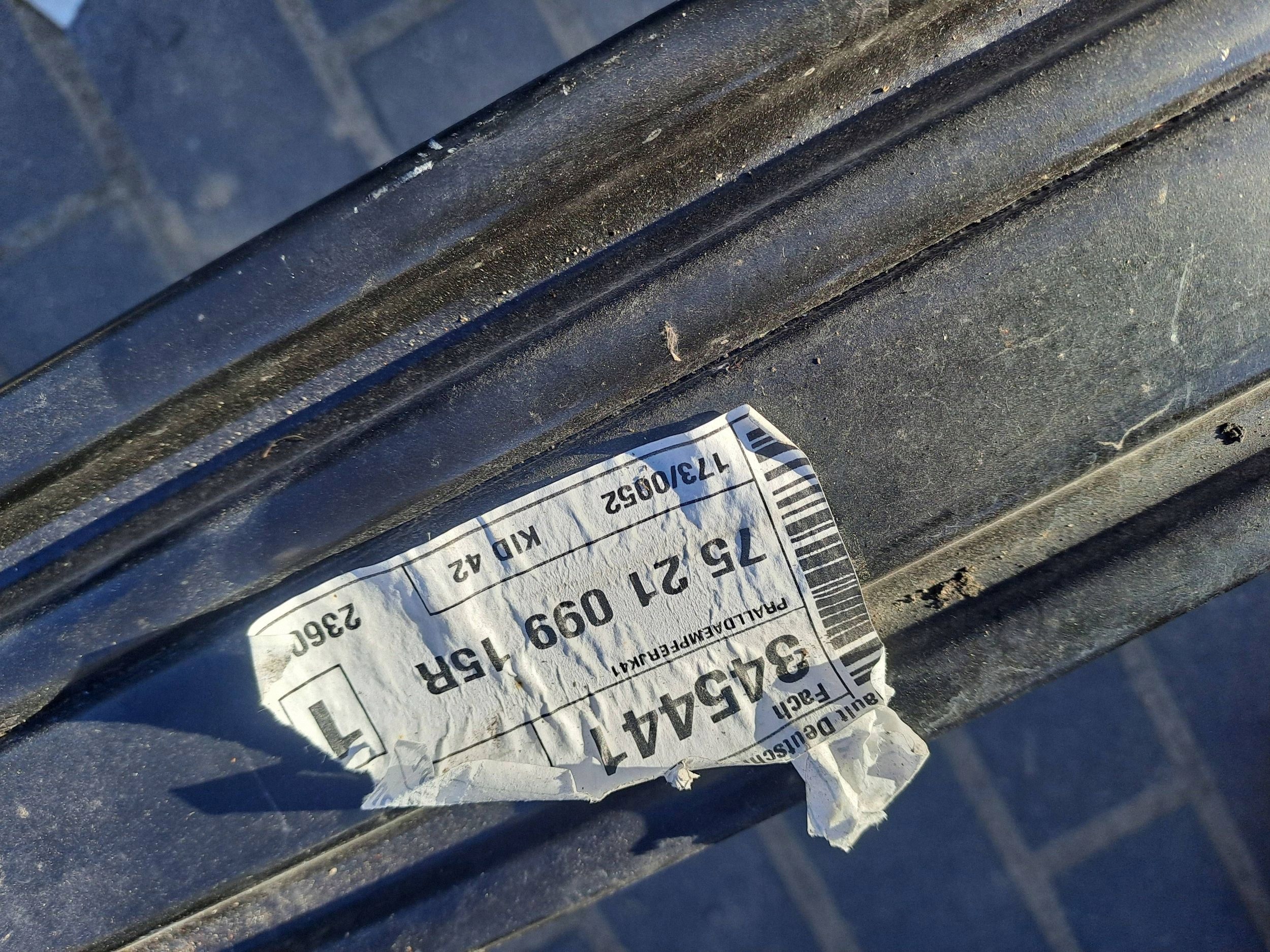 Puskurin palkki Renault Kangoo 3 752109915R