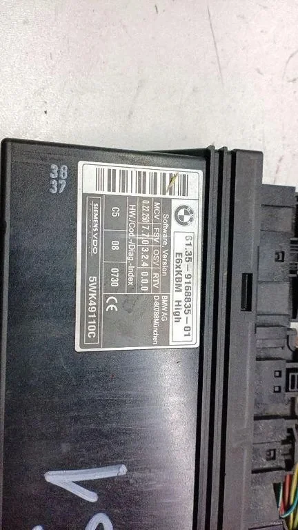 Module confort BMW 5 Touring E61 5WK49110C image 5