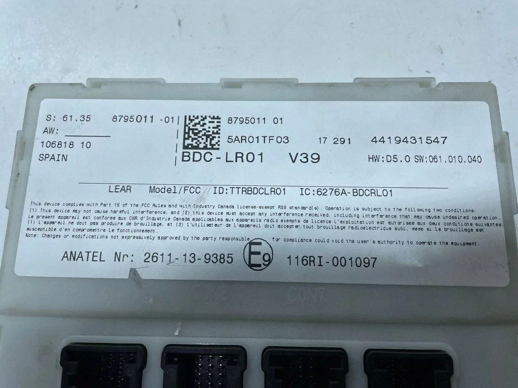 Module confort BMW I3 (I01) 2611139385 image 4