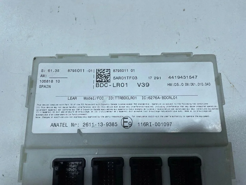 Module confort BMW I3 (I01) 2611139385 image 5