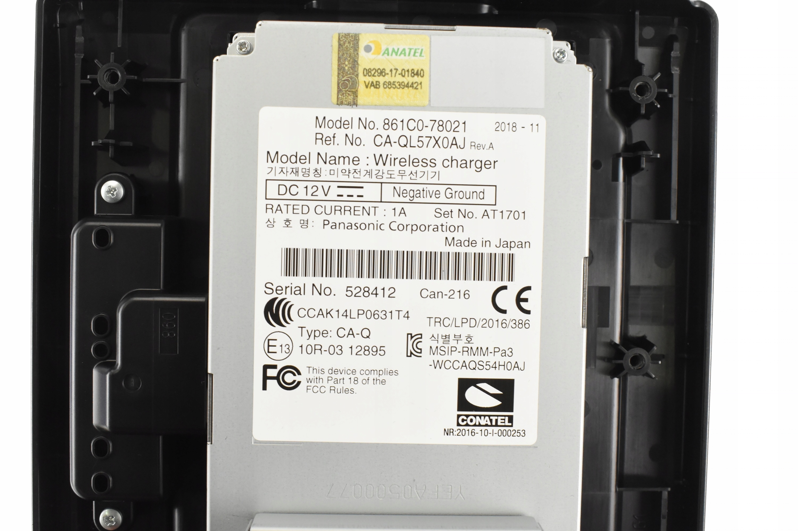 Induktionsladdare Lexus NX I 861C0-78021 image 3