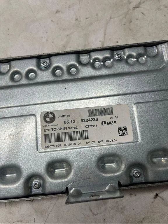 Amplificateur BMW X5 E70 X6 E71 E72 9224236 image 7