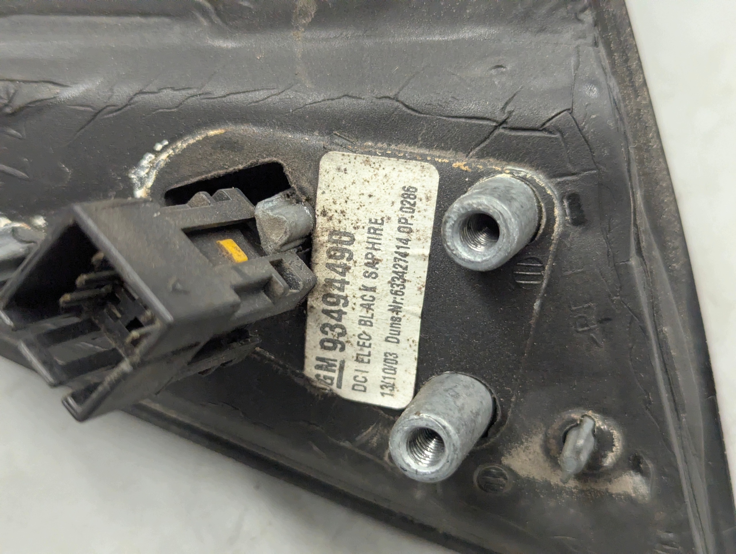 Espelho Direito Preto Opel Meriva A 93494490 image 4