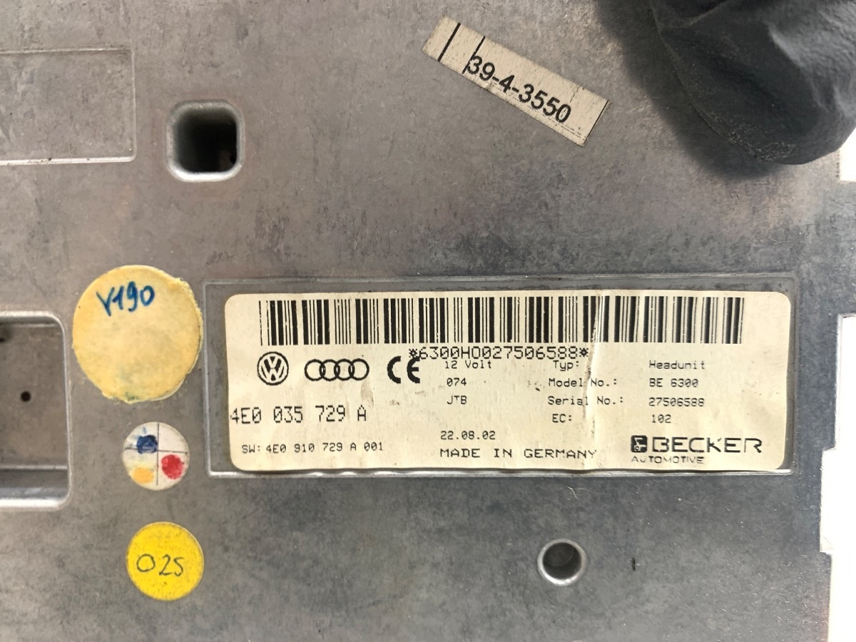 MMI Module Audi A8 D3 4E0035729A image 4