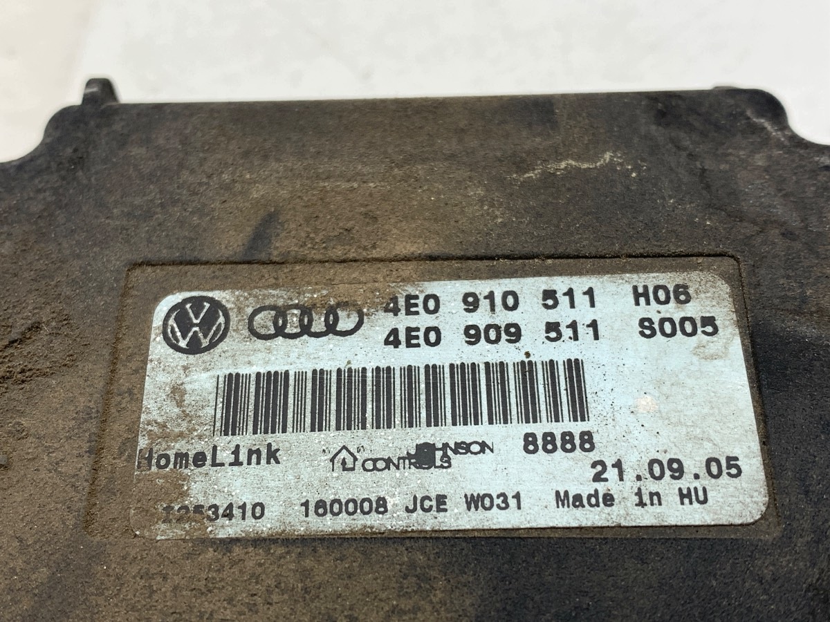 Module Homelink Audi A8 D3 4E0910511 image 4