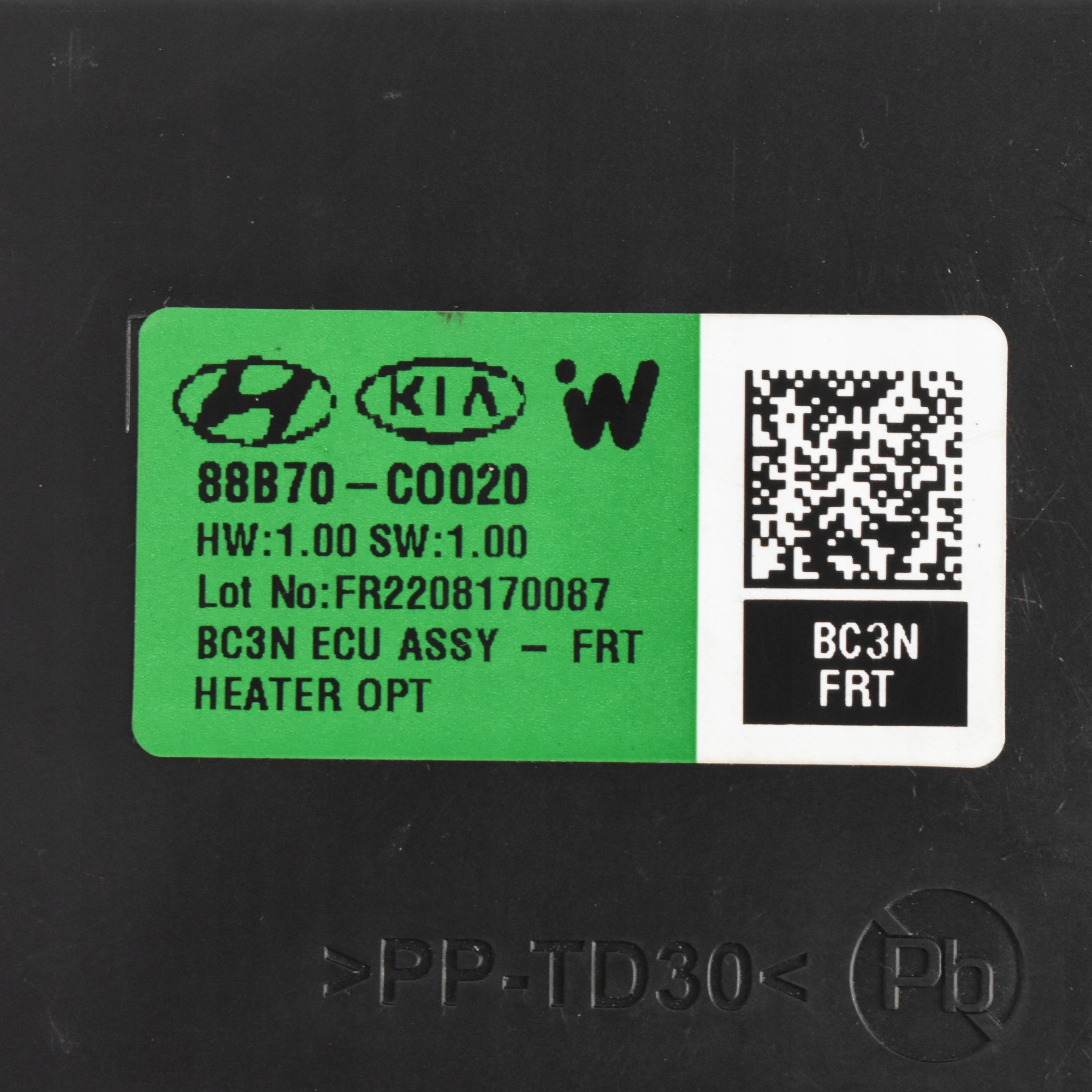 Módulo de aquecimento de assento Hyundai 88B70-C0020 image 3