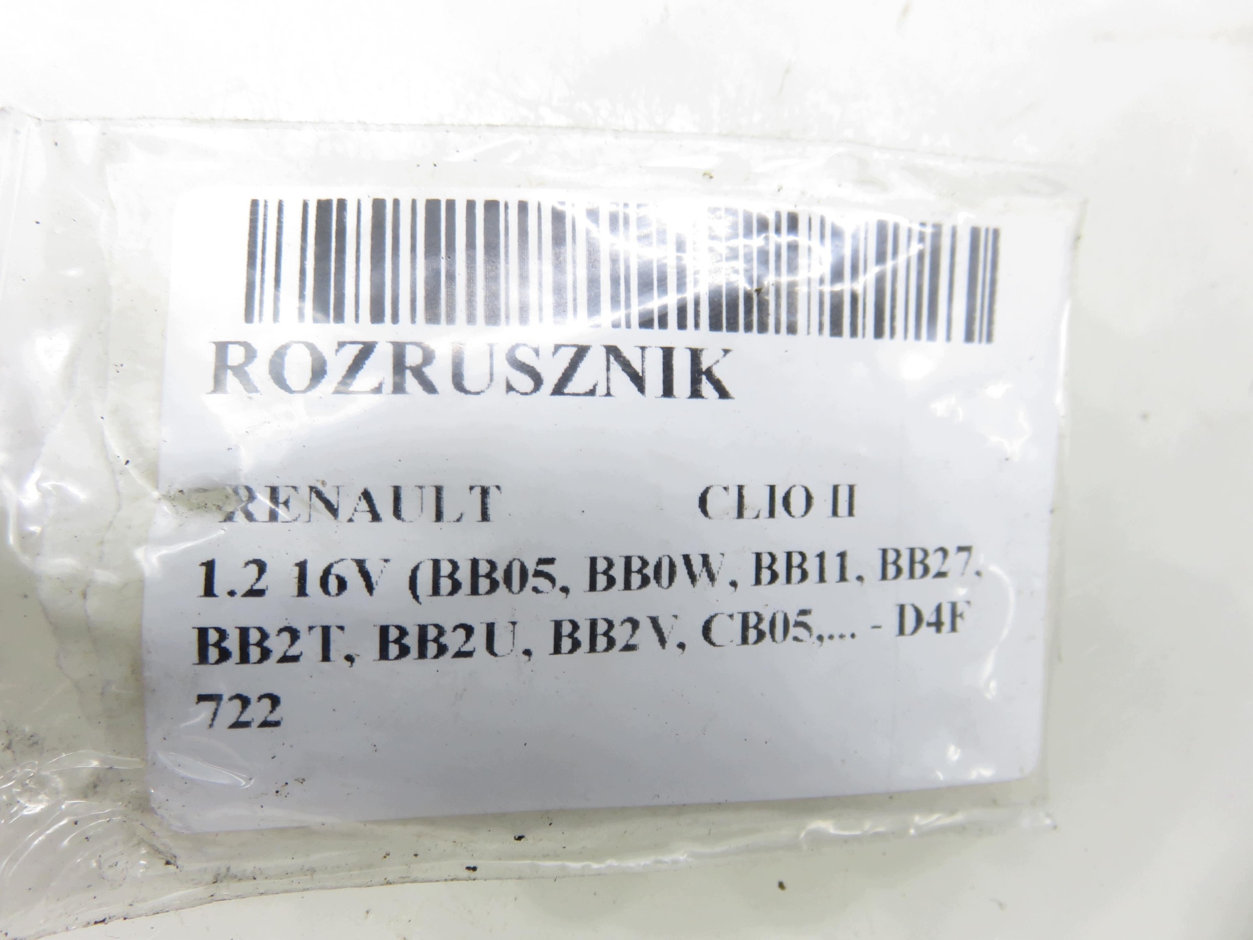 Starttimoottori Renault Clio II 1.2 16V image 7