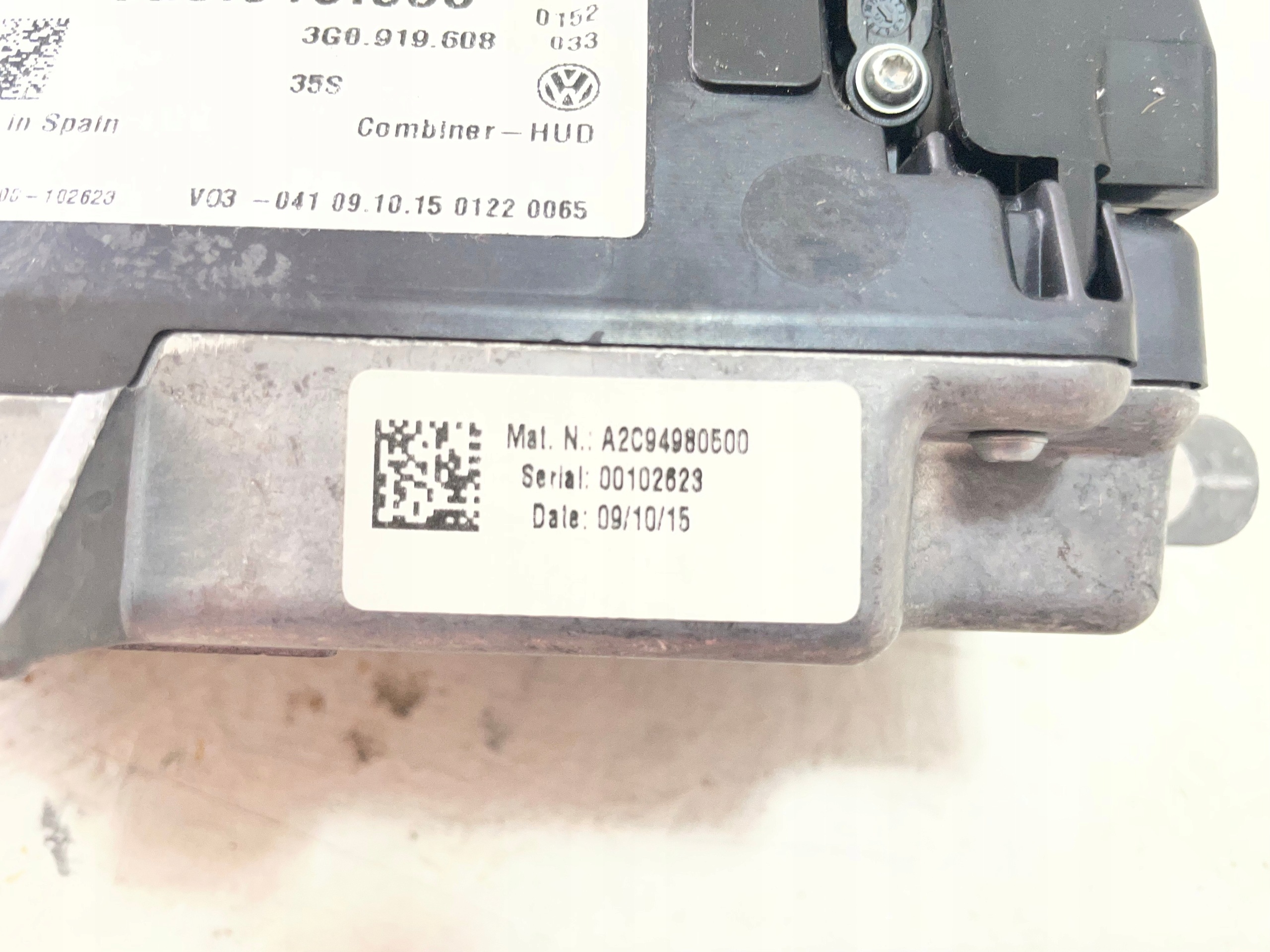 VW Passat B8 Head-Up Display 3G0919608C image 8