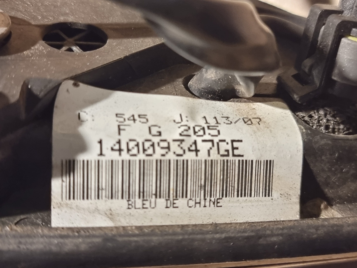 Espelho Externo Esquerdo Citroen C8 14009347GE Usado image 6