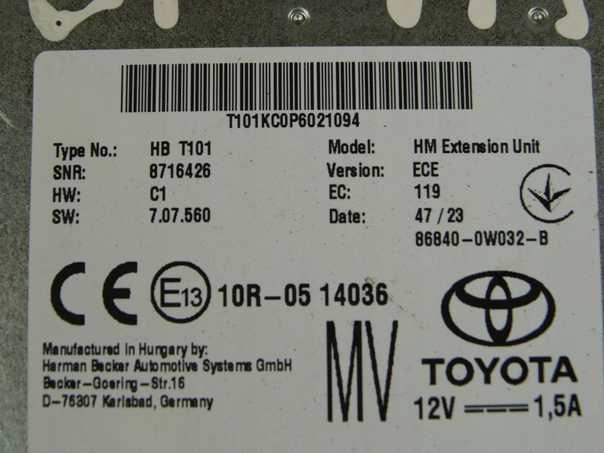Module GPS Lexus ES VII 868400W032B image 4