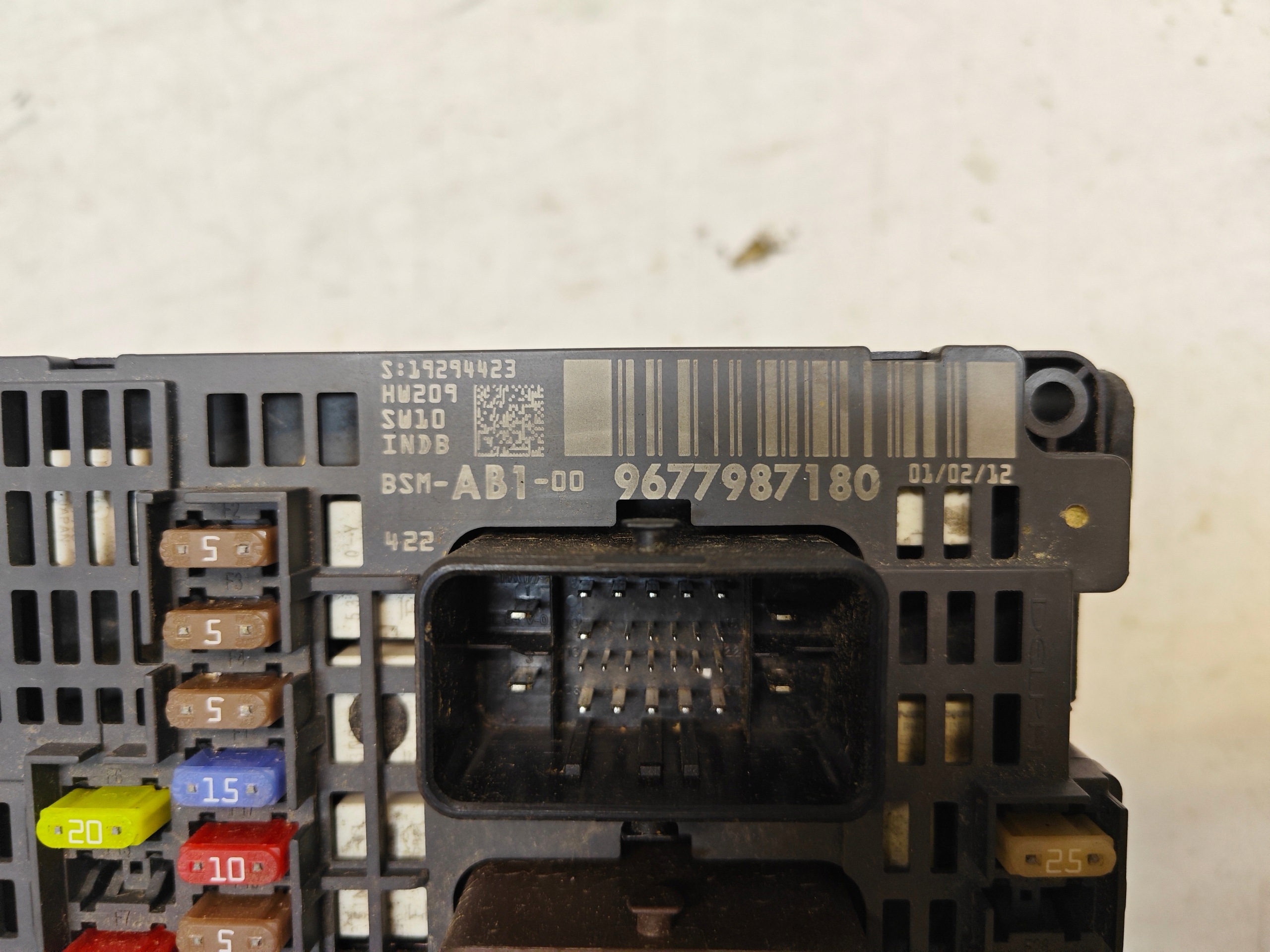 BSM Modul Sicherungskasten Peugeot Citroen 9677987180 image 3