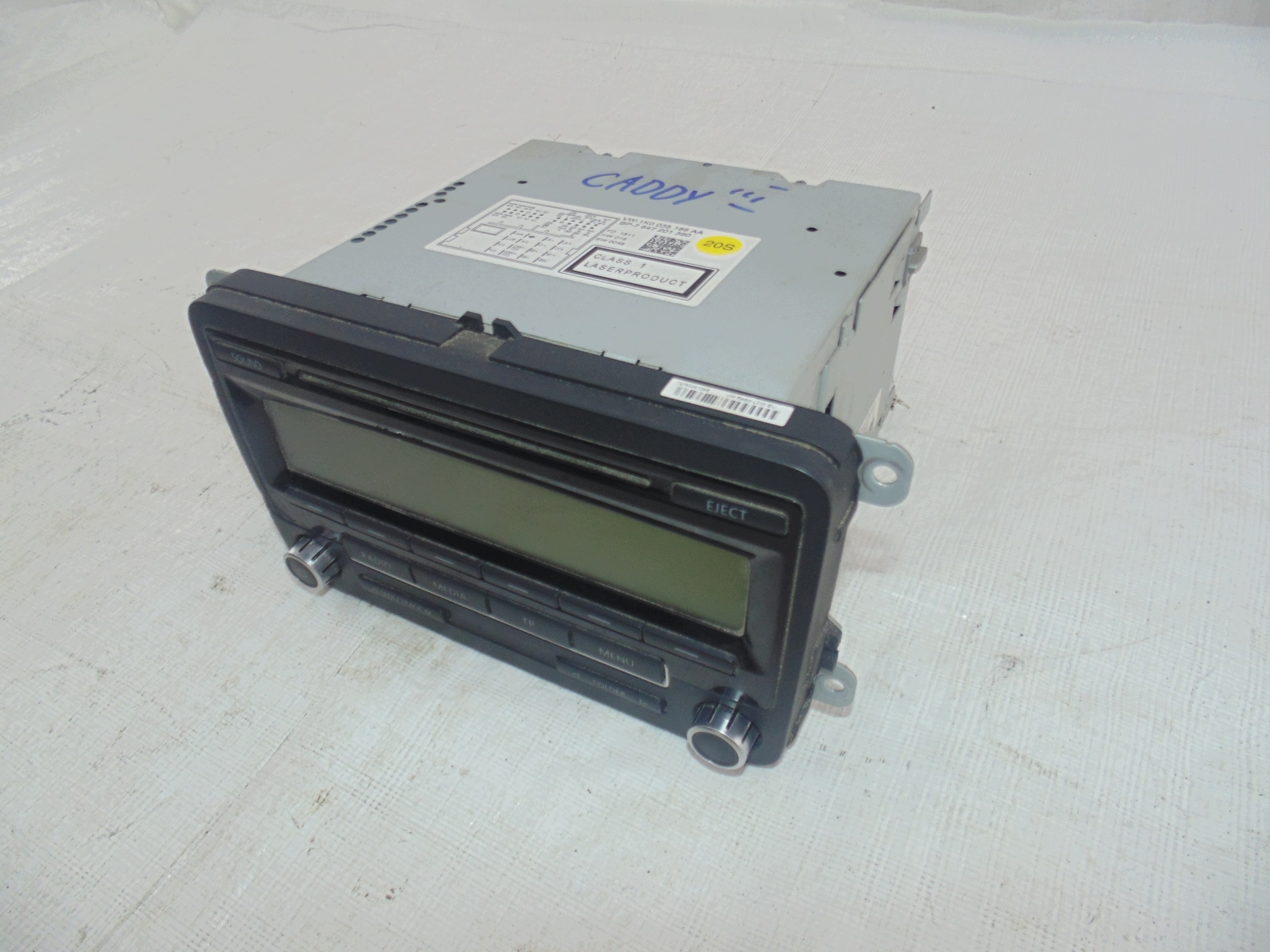 VW Caddy III Golf VI Radio 1K0035186AA Used OEM