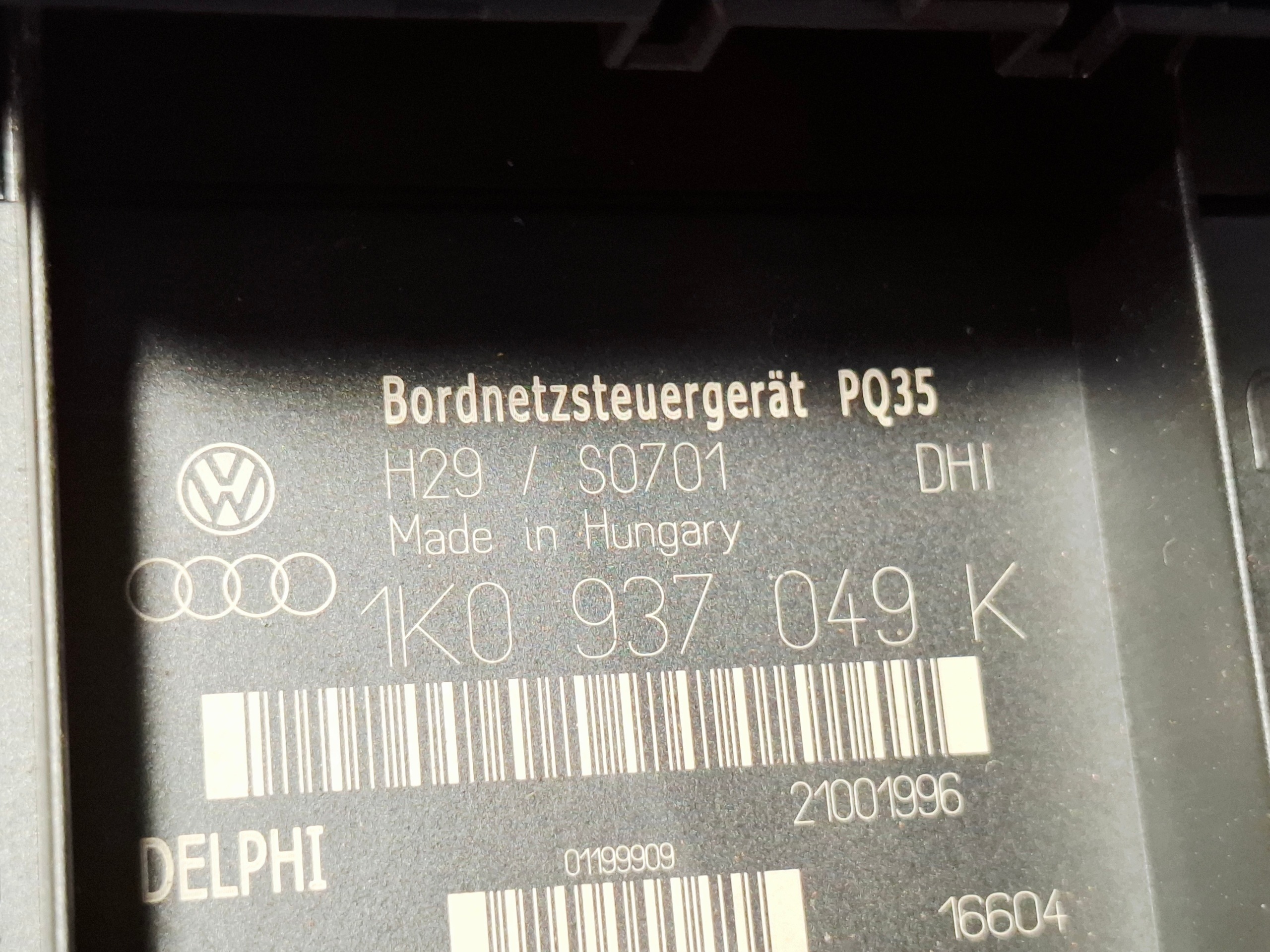 Módulo Bordnetz VW Golf V 1K0937049K Usado image 5