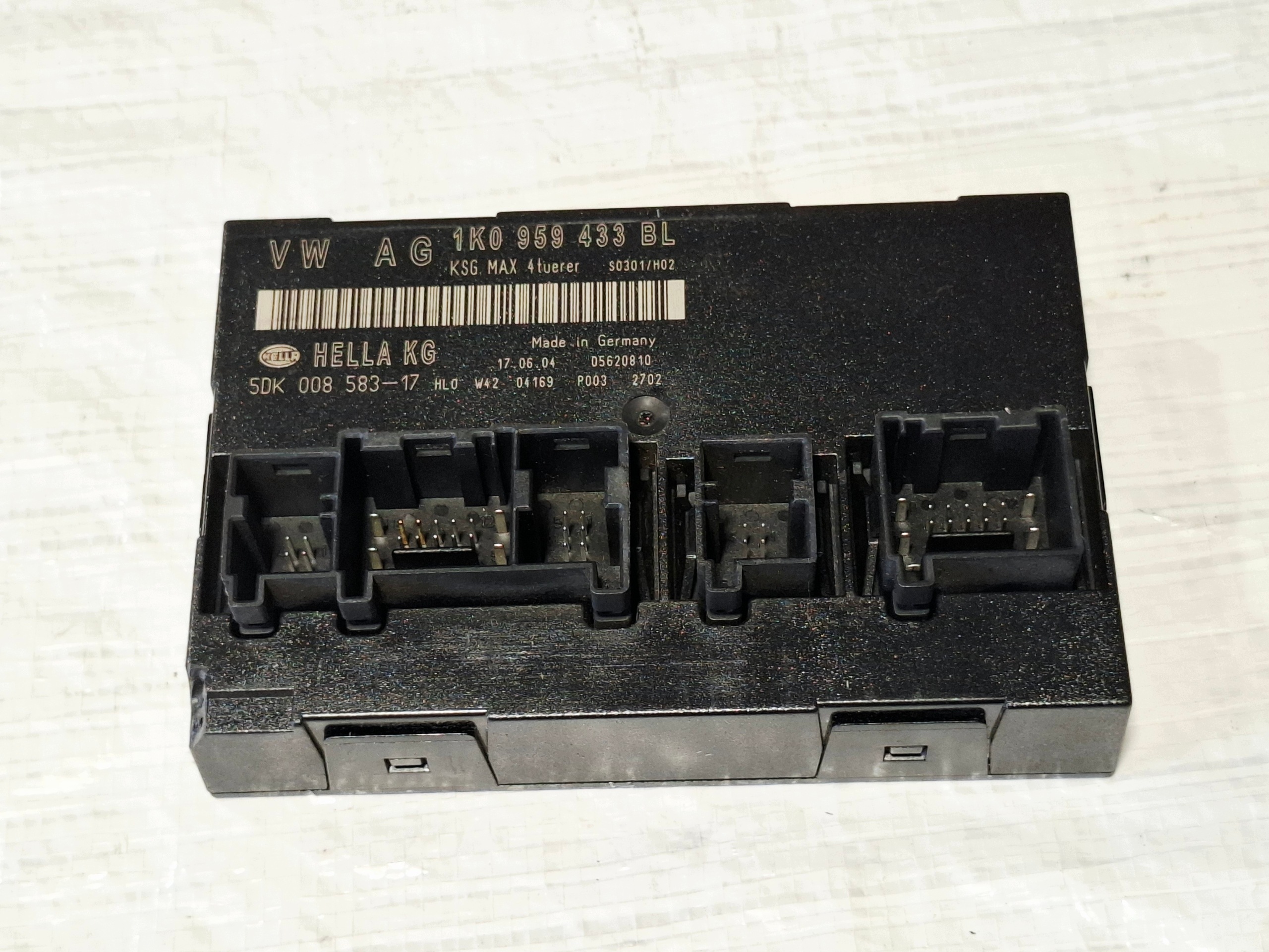 VW Golf V Comfort Module 1K0959433BL image 2
