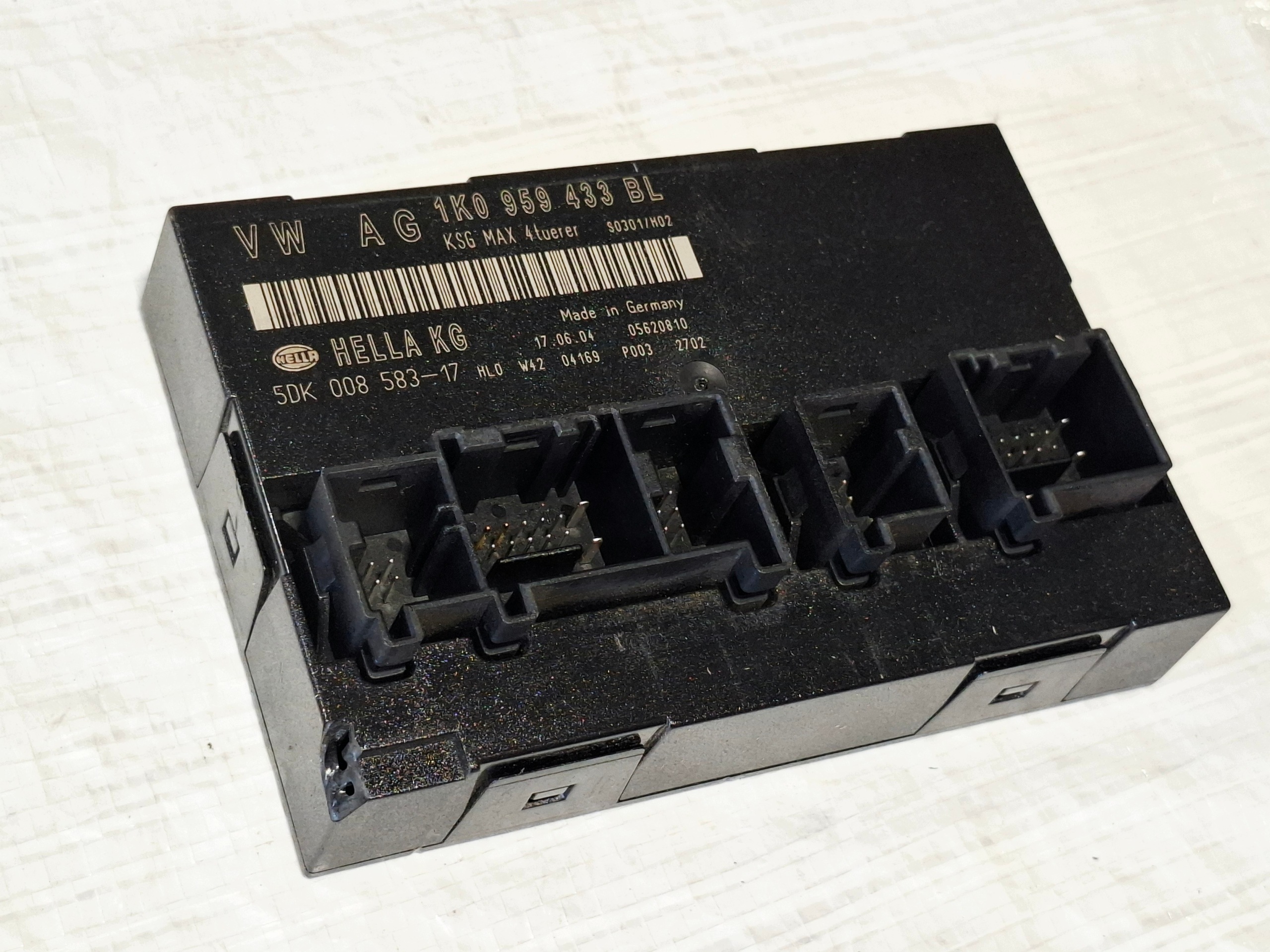 VW Golf V Comfort Module 1K0959433BL image 3