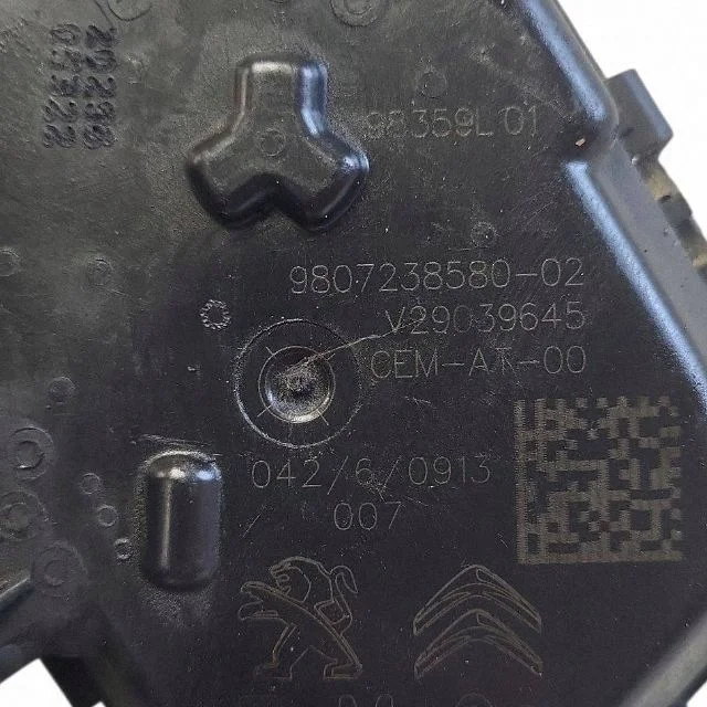 Cuerpo de aceleración Citroen 9807238580-02 Usado image 6