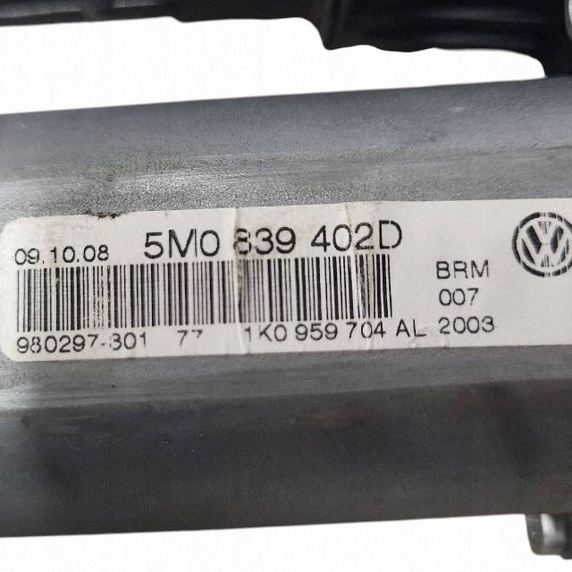 VW Golf V/VI Moteur Module Vitre Arrière Droite 5M0839402D image 3
