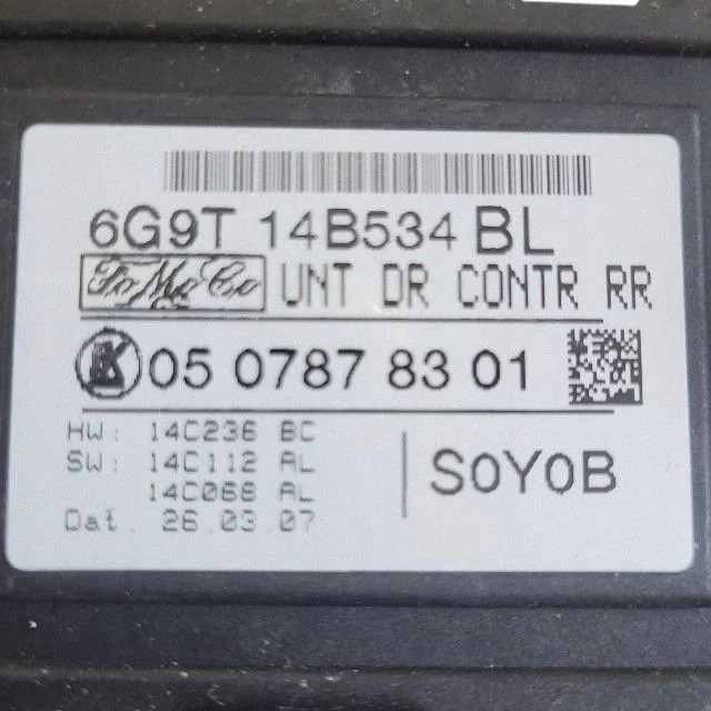 Volvo S80 2007 Module de porte 6G9T14B534BL image 3