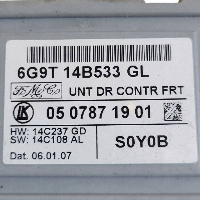 Volvo S80 6G9T14B533 Ovain moduuli image 3