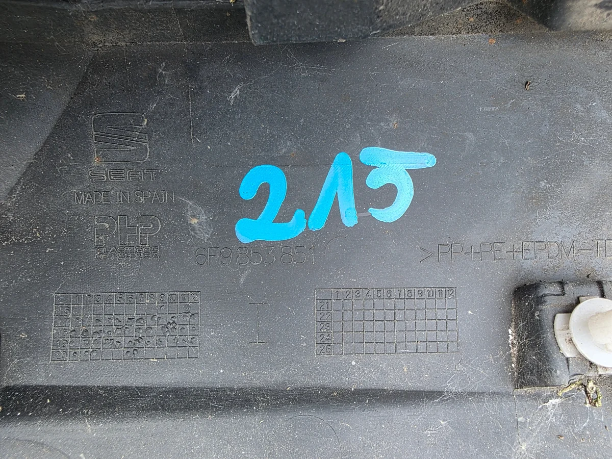 Seat Arona tröskel innerlist vänster 6F9853851 image 4
