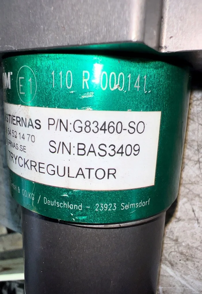 Régulateur de pression Solaris 0000212588
