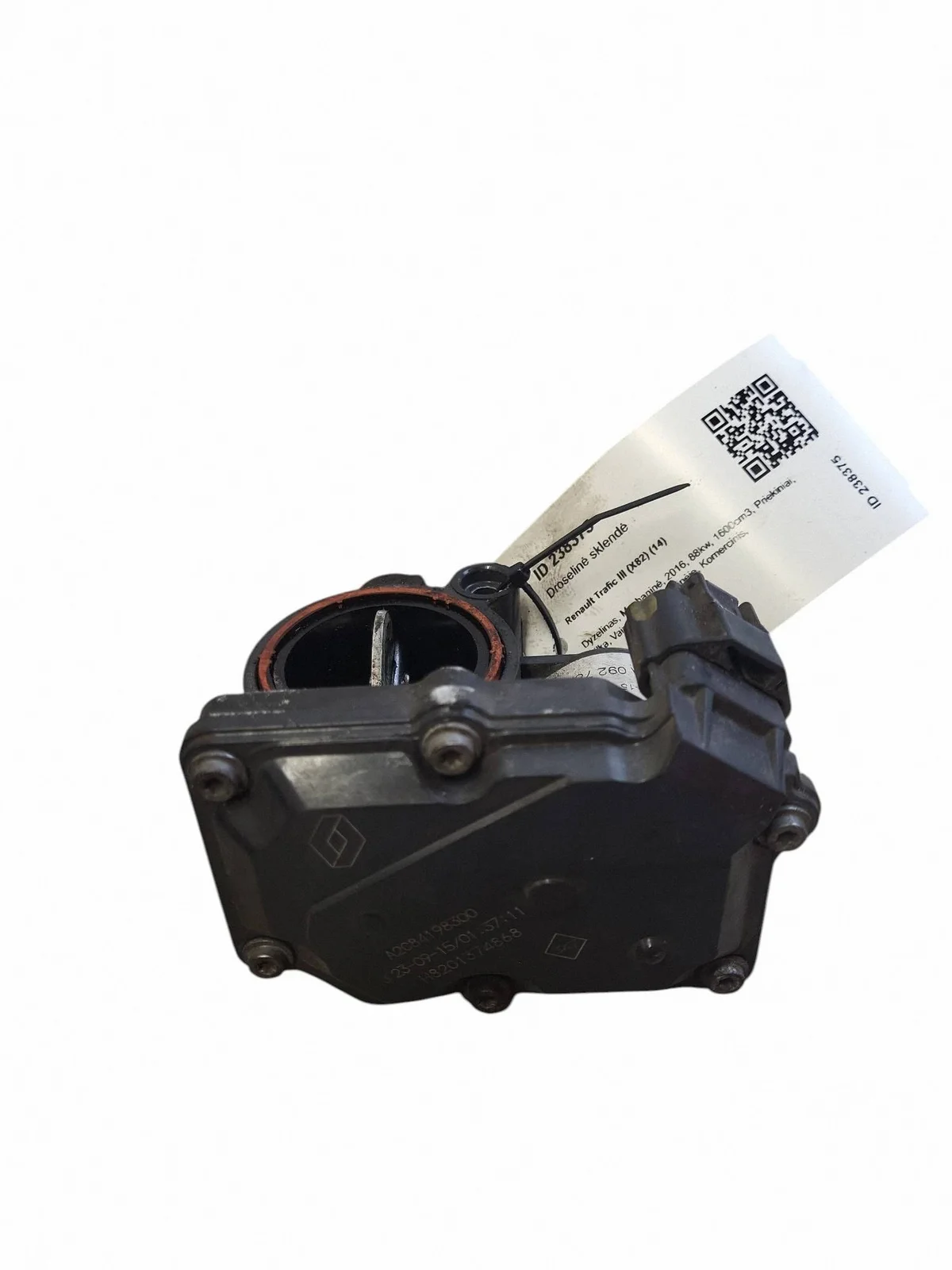 Boîtier papillon A2C84198000 Renault Trafic image 4