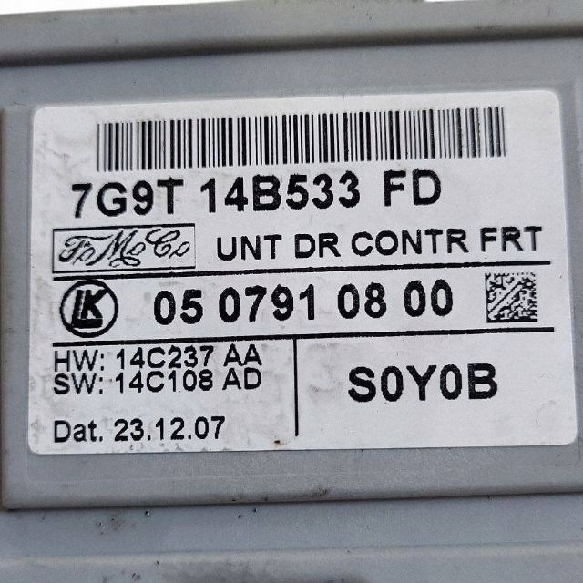 Module Deur Rechts Voor Ford Mondeo MK IV image 3