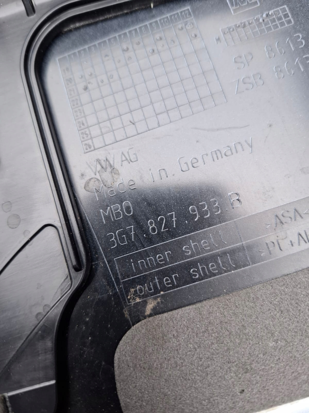 Spoiler coffre VW Arteon 3G7827933A image 3