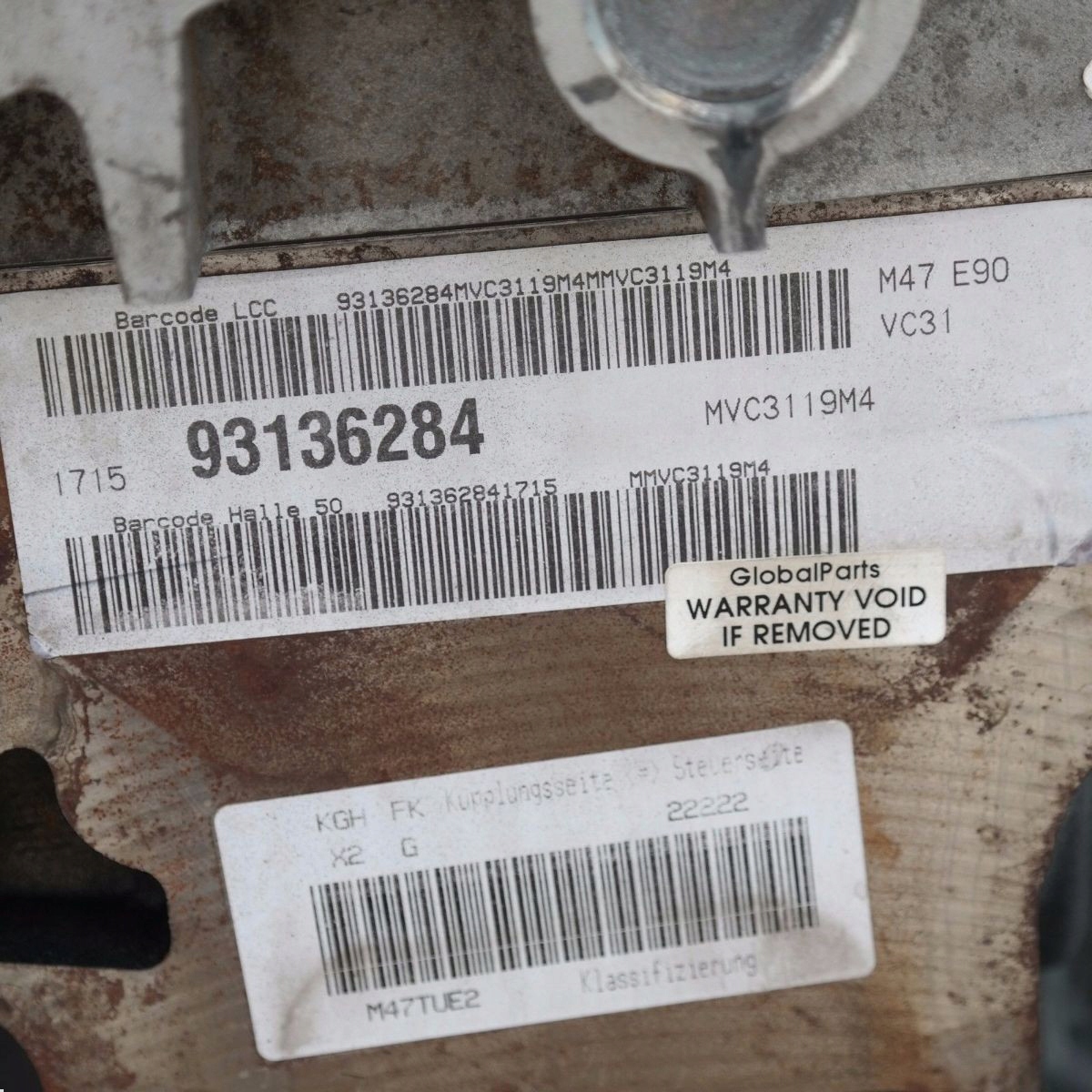 Moteur BMW E87 E90 E91 120d 320d M47N2 image 7