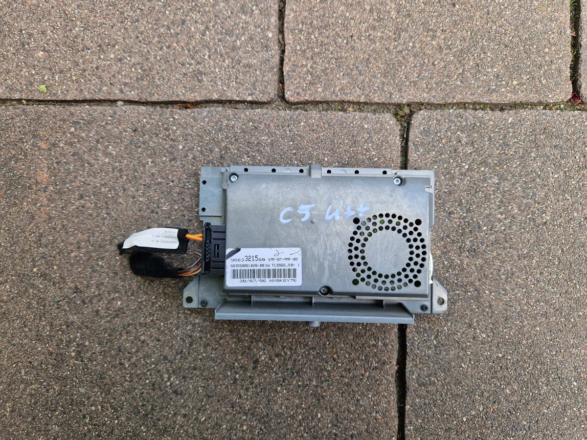 Citroen C5 Näyttö 9663321580 Käytetty
