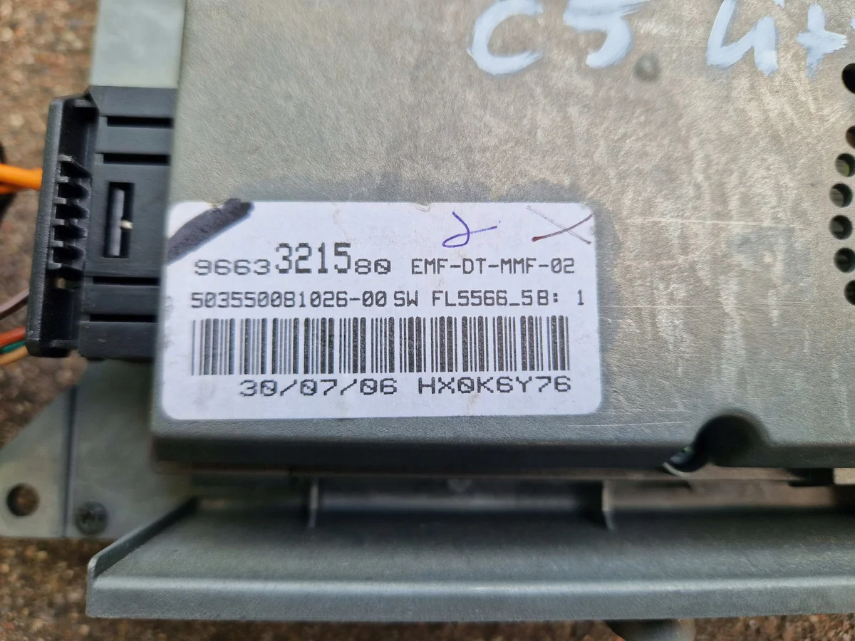 Écran Citroen C5 I Lift 9663321580 image 3