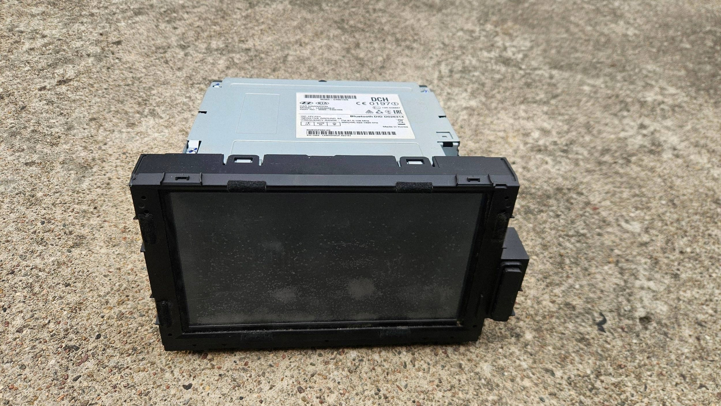 Rádio Navi Kia Optima IV 96560D4901WK Usado image 2