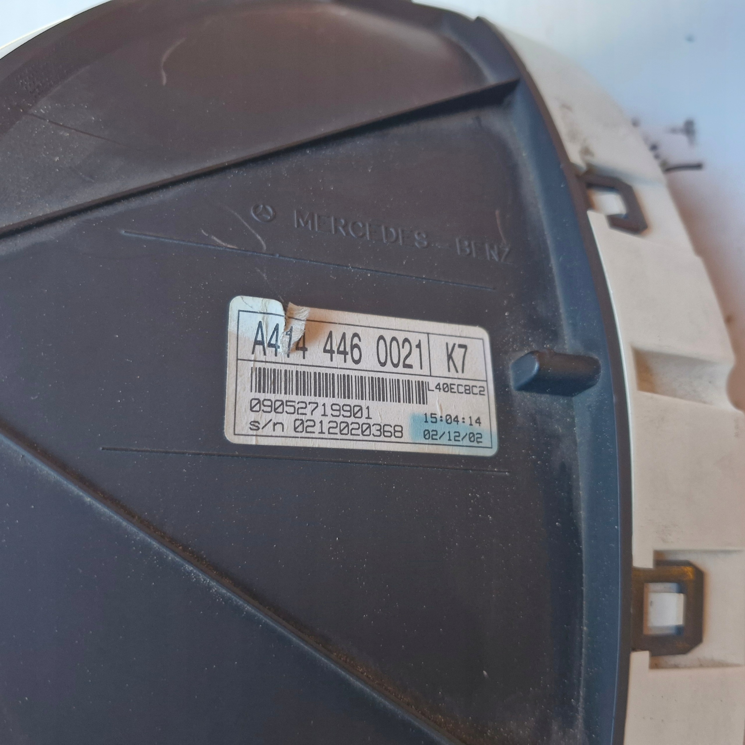 Tacho Kombiinstrument Mercedes Vaneo W414 A4144460021 image 3
