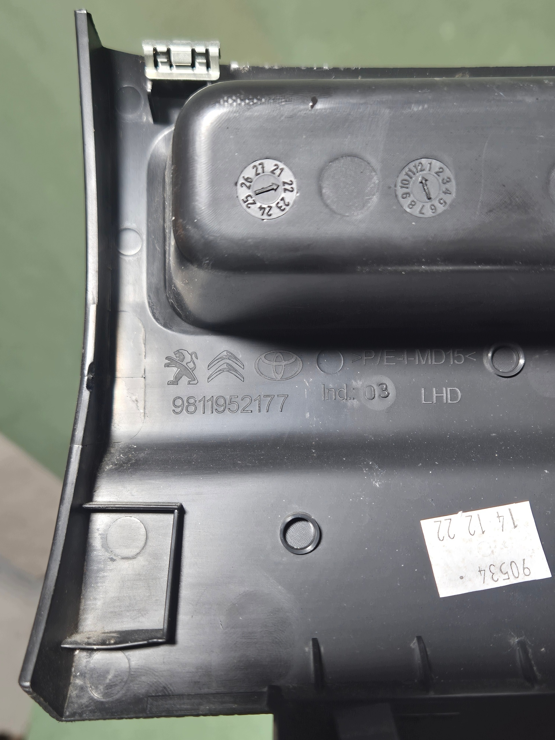 Console Citroën Jumpy Expert Toyota Proace 9808169277 image 3